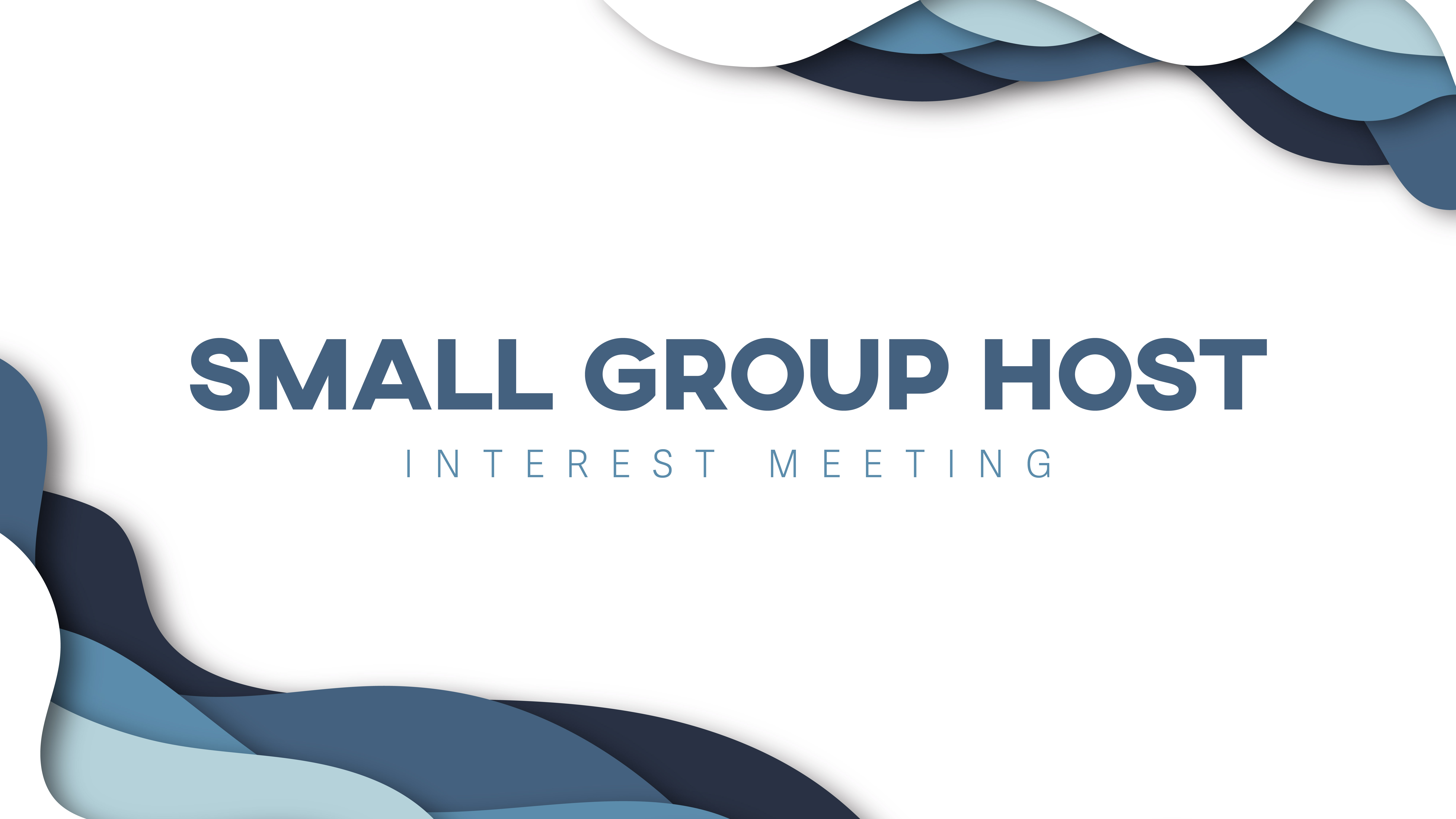 Small Group Host Interest Meeting

Sunday | 9:00am
June 22
Meeting at Grace Church
